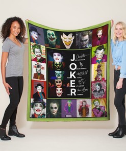 Joker Signatures Quilt Blanket - Cozy and Stylish Home Bedroom Decor for Fans