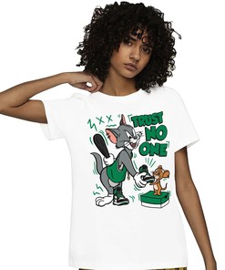 Jordan 1 Celtic Lucky Green Unisex Shirt Trust No One Cat And Mouse, Shirt To Match Sneaker
