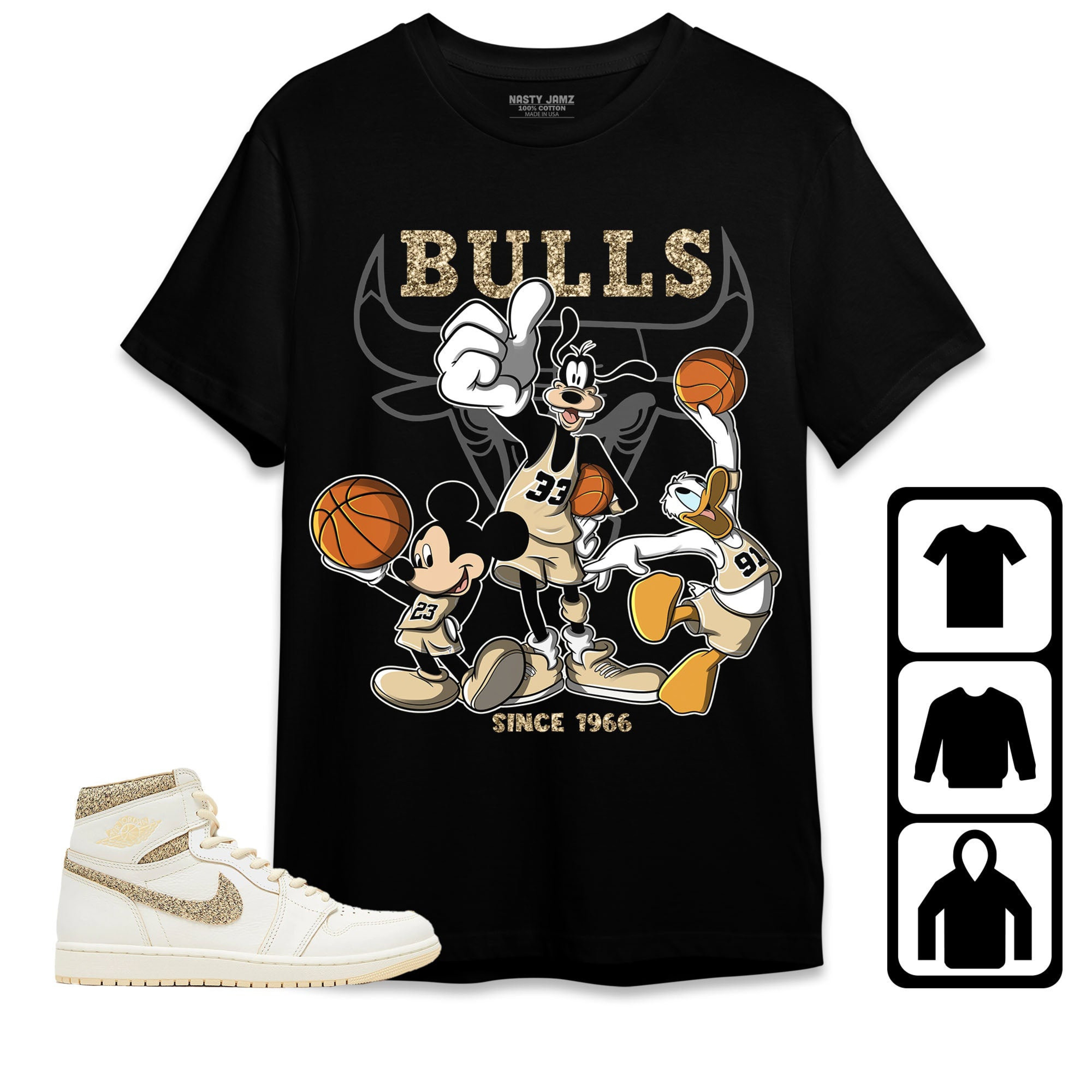 Jordan 1 Craft Vibrations Of Naija Unisex Shirt, Hoodie Sweatshirt Disney Basketball, Shirt To Match Sneaker