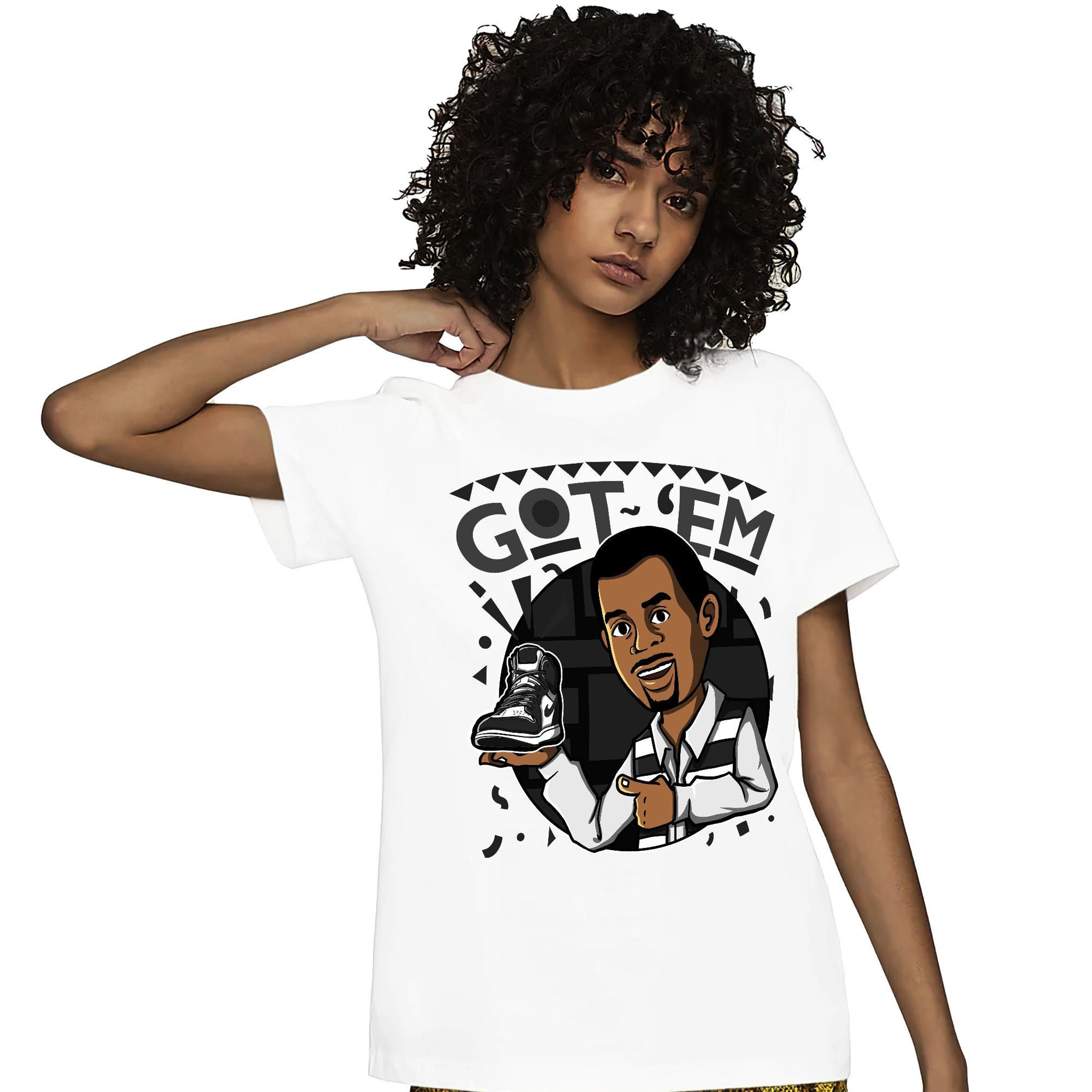 Jordan 1 High 85 Black White Unisex Shirt Got Em Martin, Shirt To Match Sneaker