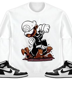 Jordan 1 High 85 Black White Unisex Sweatshirt, Hoodie Super MRO Got Em, Shirt To Match Sneaker