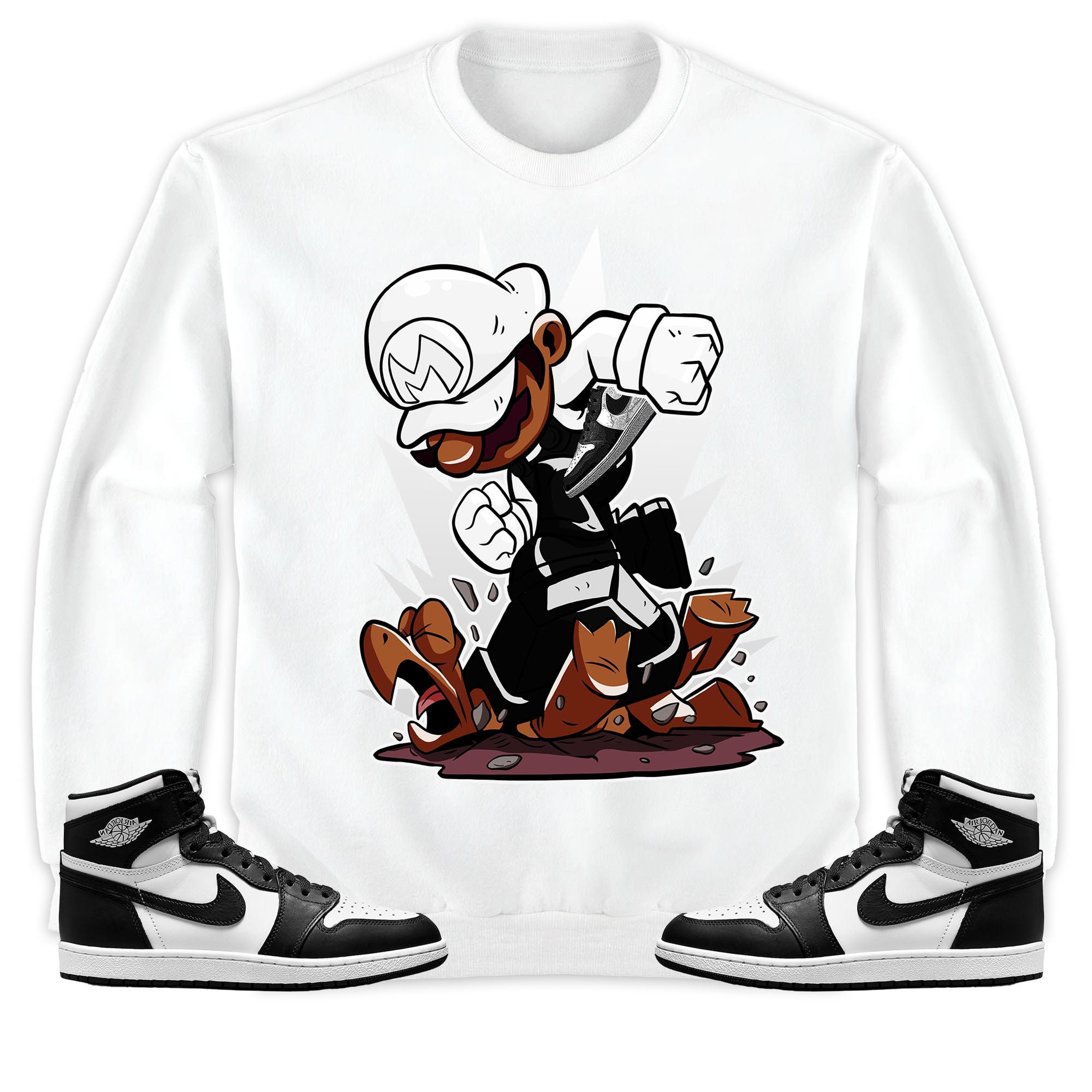 Jordan 1 High 85 Black White Unisex Sweatshirt, Hoodie Super MRO Got Em, Shirt To Match Sneaker