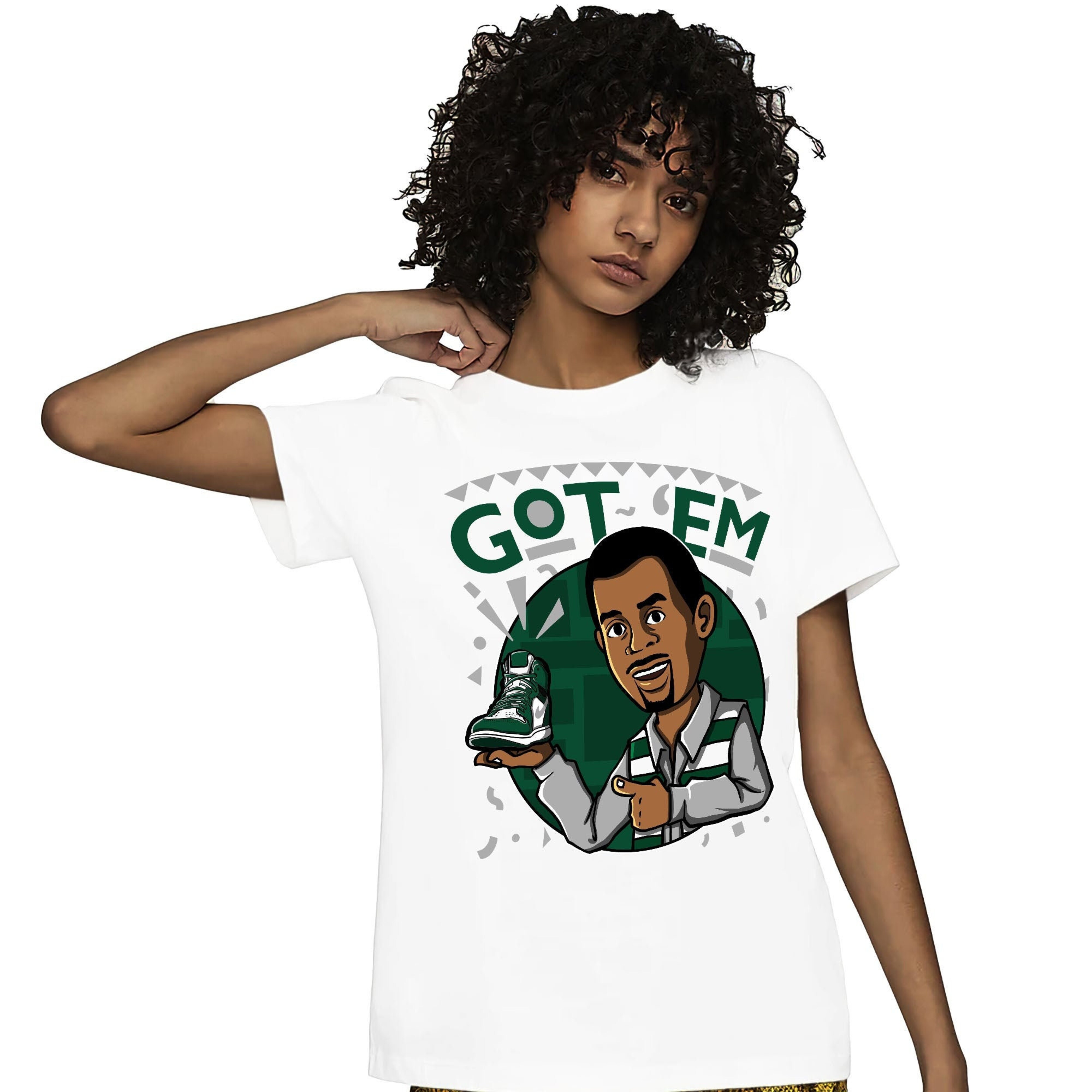 Jordan 1 High OG Gorge Green Unisex Shirt Got Em Martin, Shirt To Match Sneaker