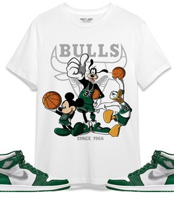 Jordan 1 High OG Gorge Green Unisex Shirt, Hoodie Sweatshirt Disney Basketball, Shirt To Match Sneaker