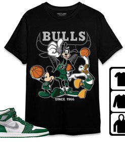 Jordan 1 High OG Gorge Green Unisex Shirt, Hoodie Sweatshirt Disney Basketball, Shirt To Match Sneaker
