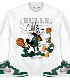 Jordan 1 High OG Gorge Green Unisex Shirt, Hoodie Sweatshirt Disney Basketball, Shirt To Match Sneaker