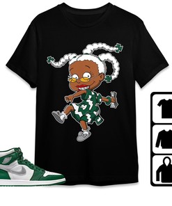 Jordan 1 High OG Gorge Green Unisex Shirt Melanin, Shirt To Match Sneaker