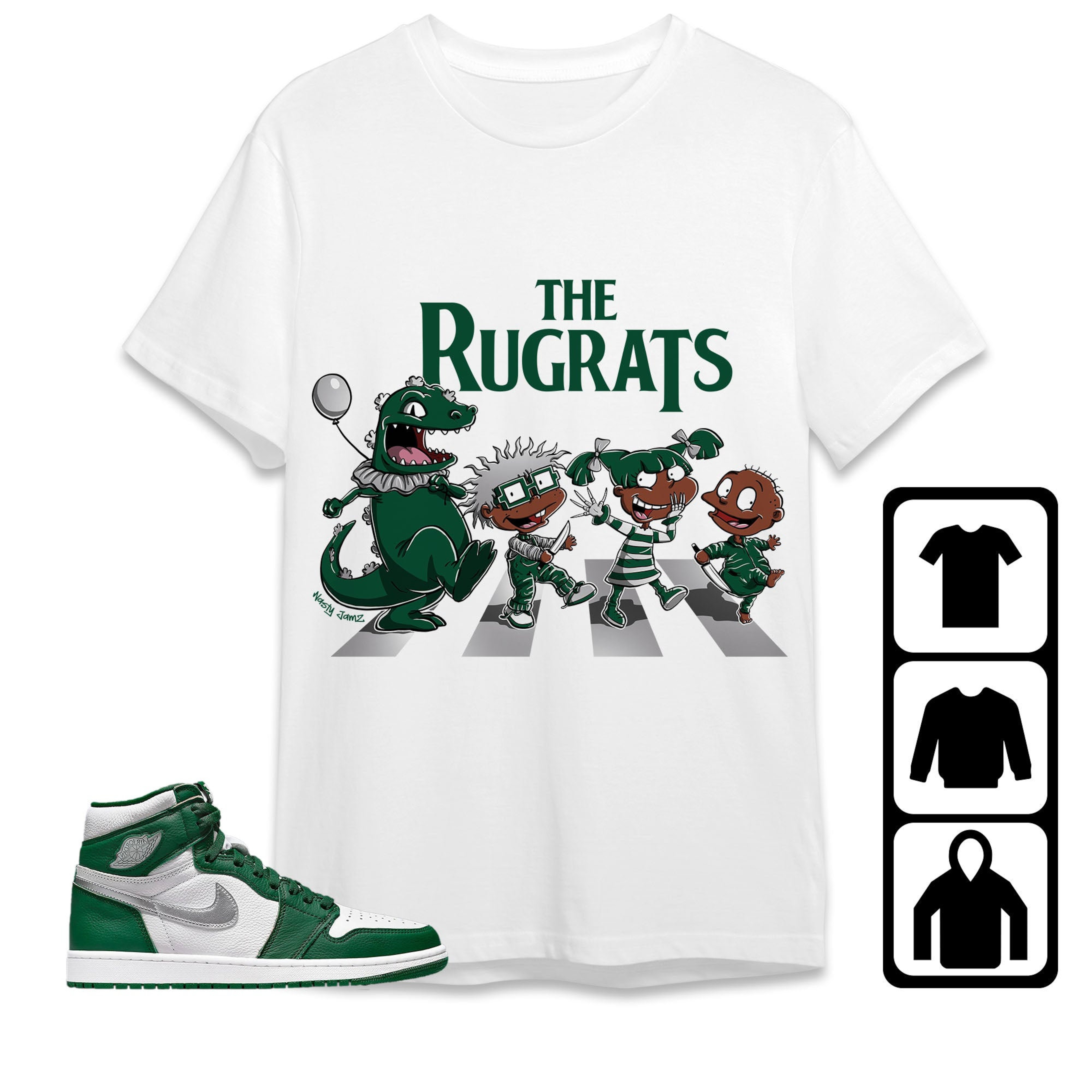Jordan 1 High OG Gorge Green Unisex Shirt The, Shirt To Match Sneaker