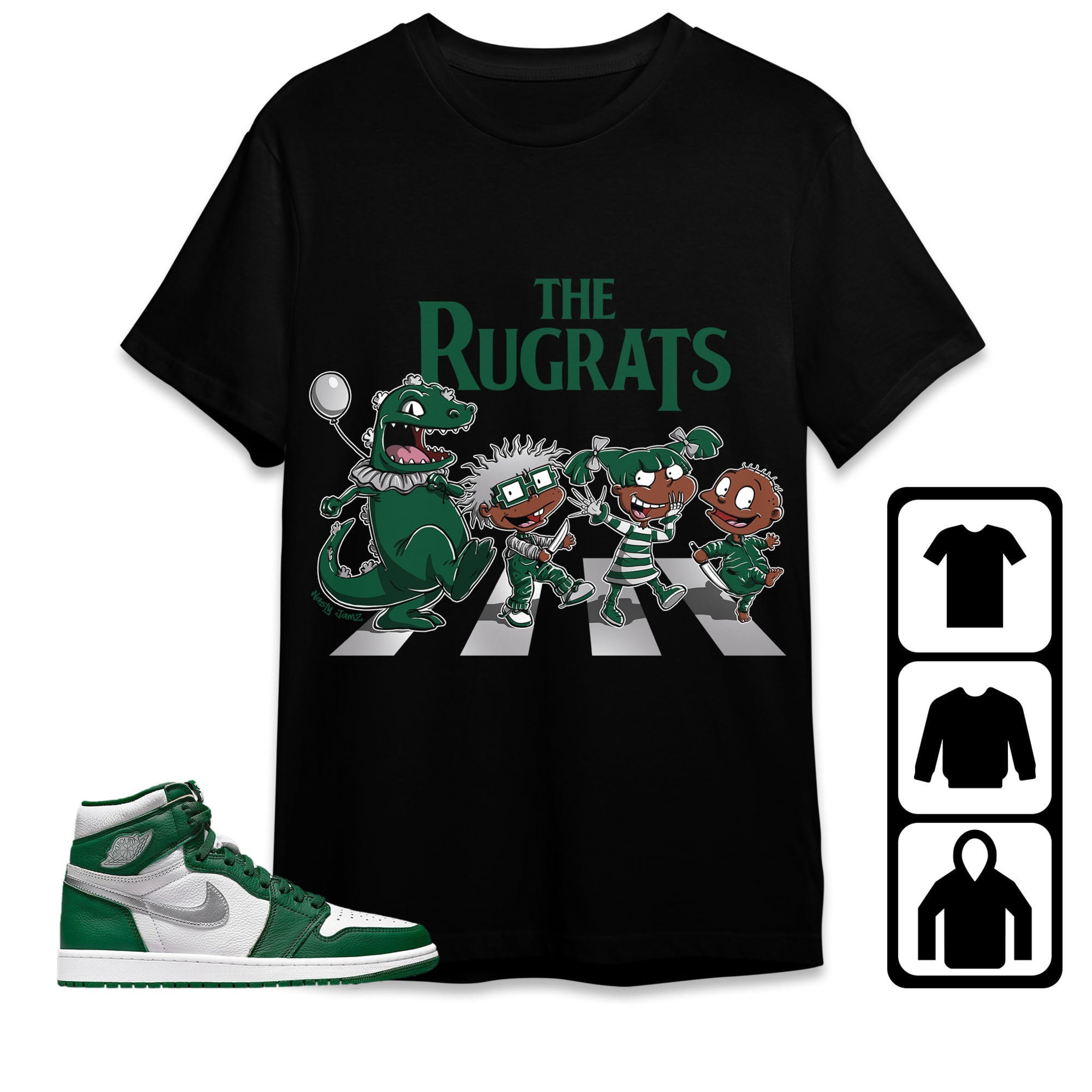 Jordan 1 High OG Gorge Green Unisex Shirt The, Shirt To Match Sneaker