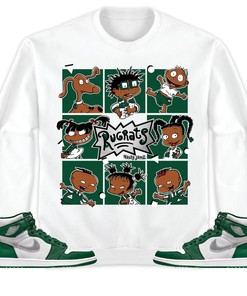 Jordan 1 High OG Gorge Green Unisex Sweatshirt, Hoodie 90s Cartoon, Shirt To Match Sneaker