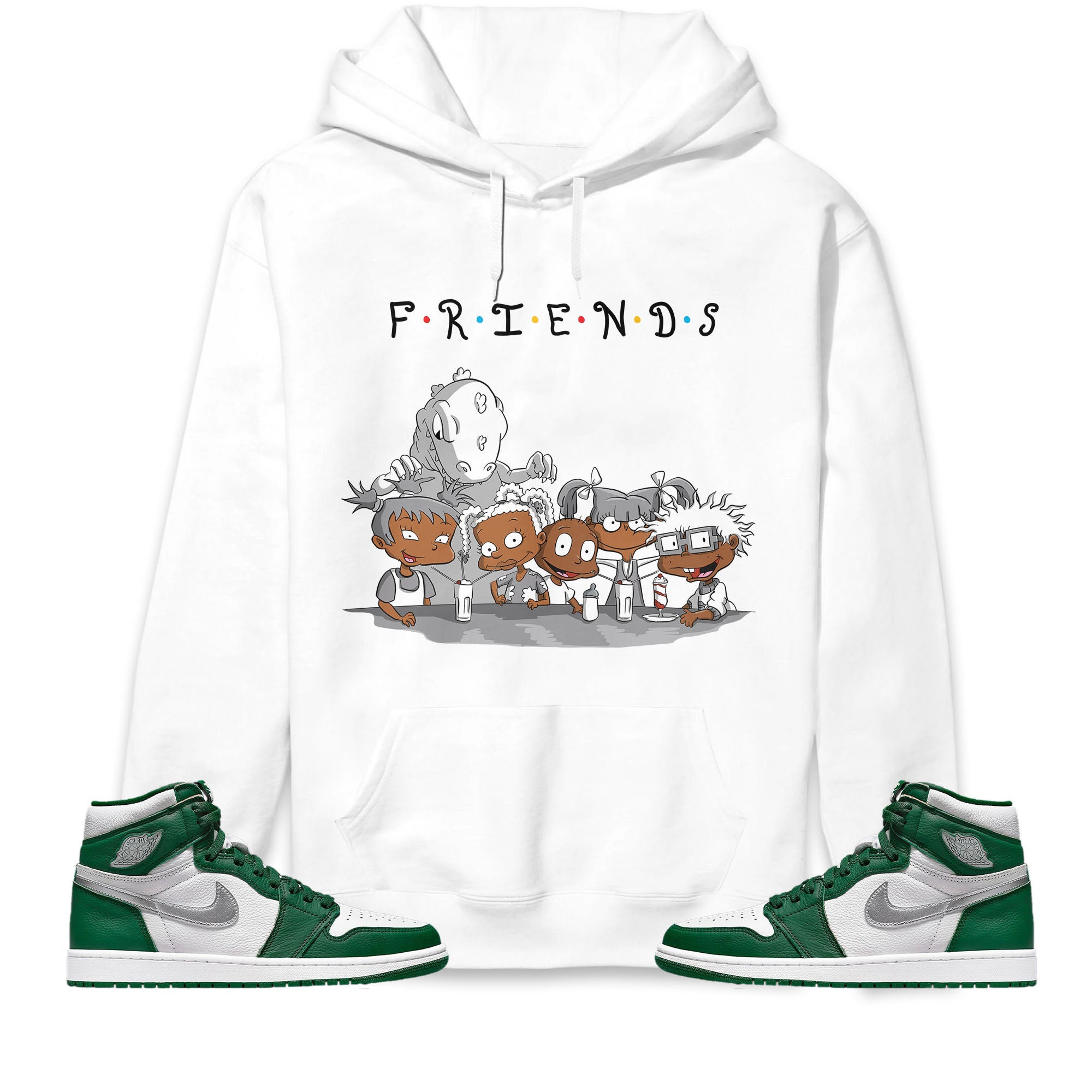 Jordan 1 High OG Gorge Green Unisex Sweatshirt, Hoodie Friends, Shirt To Match Sneaker