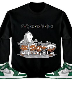 Jordan 1 High OG Gorge Green Unisex Sweatshirt, Hoodie Friends, Shirt To Match Sneaker