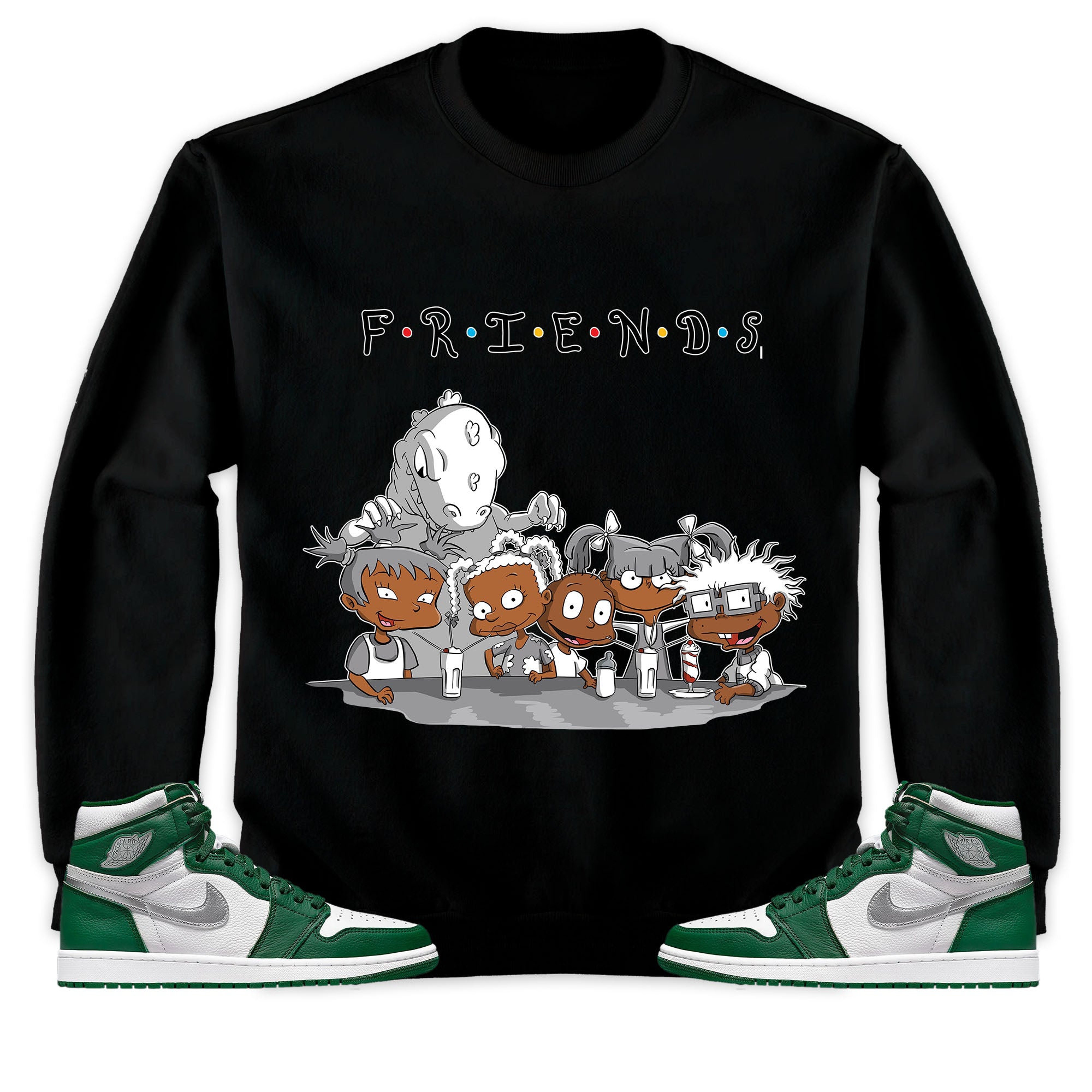 Jordan 1 High OG Gorge Green Unisex Sweatshirt, Hoodie Friends, Shirt To Match Sneaker