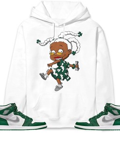 Jordan 1 High OG Gorge Green Unisex Sweatshirt, Hoodie Melanin, Shirt To Match Sneaker