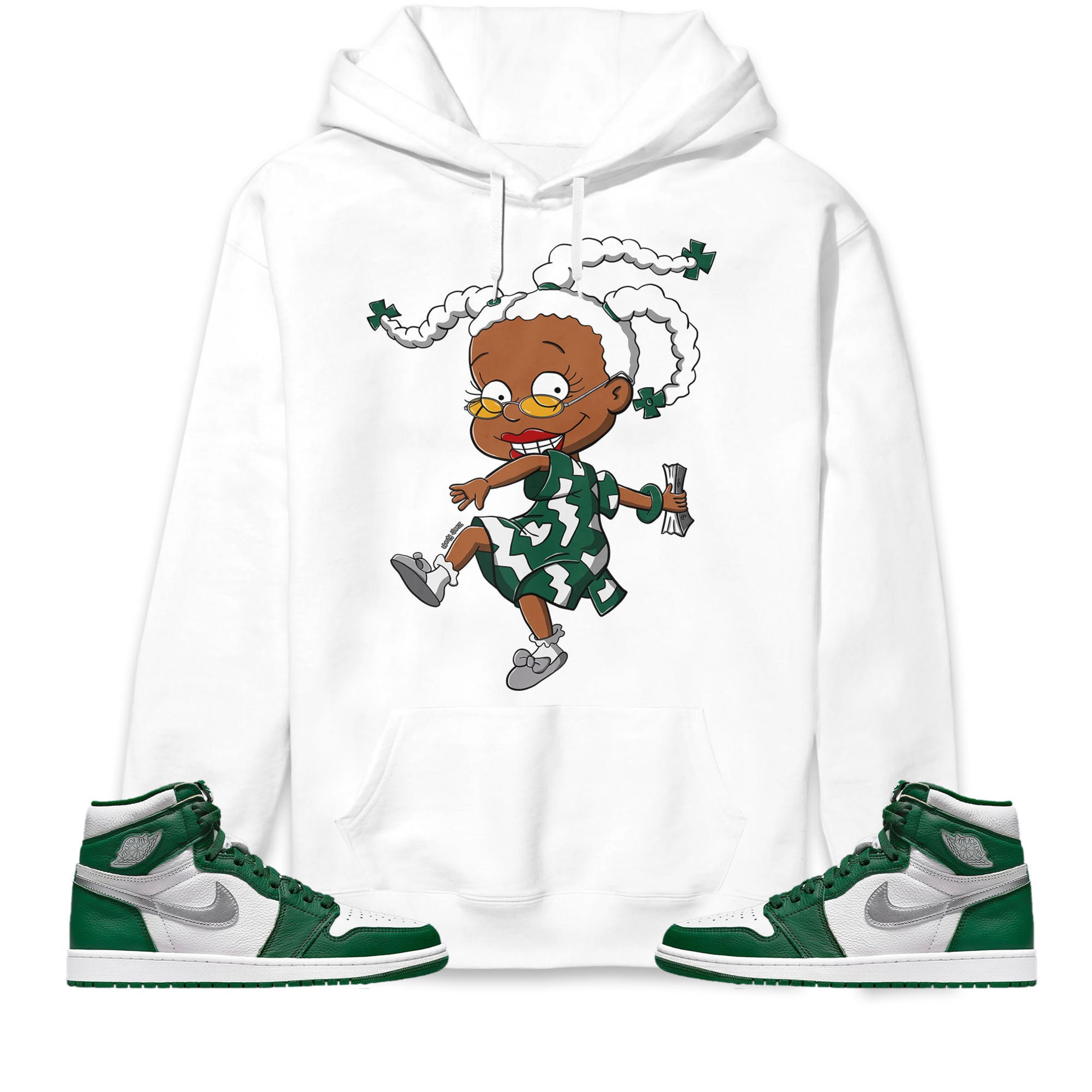 Jordan 1 High OG Gorge Green Unisex Sweatshirt, Hoodie Melanin, Shirt To Match Sneaker