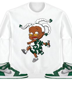 Jordan 1 High OG Gorge Green Unisex Sweatshirt, Hoodie Melanin, Shirt To Match Sneaker