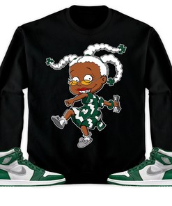 Jordan 1 High OG Gorge Green Unisex Sweatshirt, Hoodie Melanin, Shirt To Match Sneaker