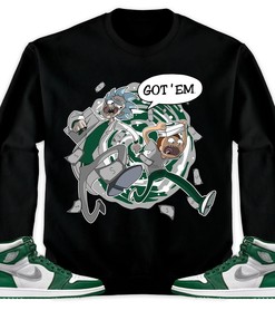 Jordan 1 High OG Gorge Green Unisex Sweatshirt, Hoodie Rick Got Em, Shirt To Match Sneaker