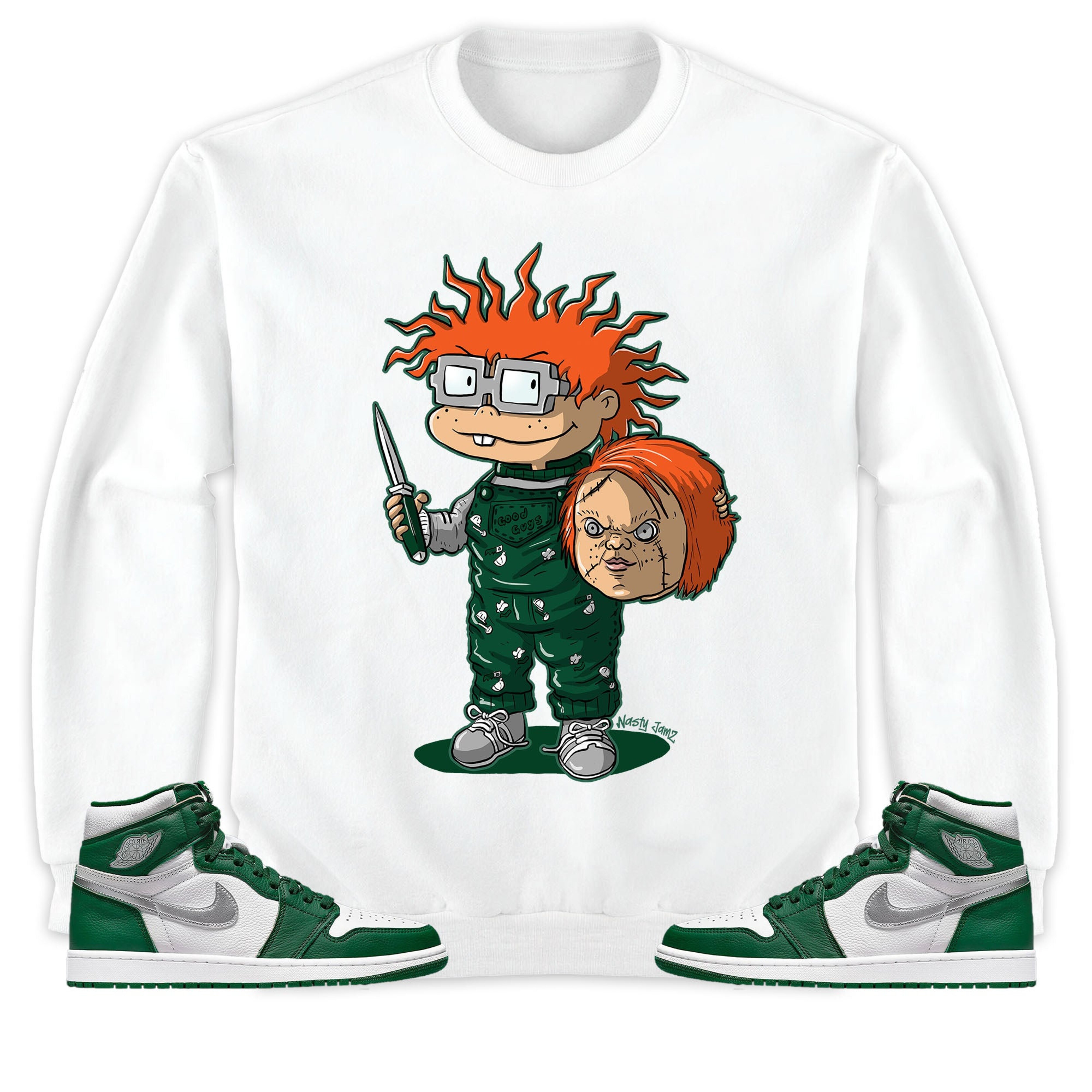 Jordan 1 High OG Gorge Green Unisex Sweatshirt, Hoodie, Shirt To Match Sneaker