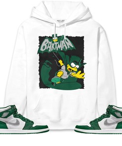 Jordan 1 High OG Gorge Green Unisex Sweatshirt, Hoodie Shirts Bartman Simpson, Shirt To Match Sneaker