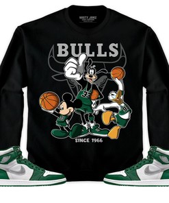 Jordan 1 High OG Gorge Green Unisex Sweatshirt, Hoodie Shirts Disney Basketball, Shirt To Match Sneaker