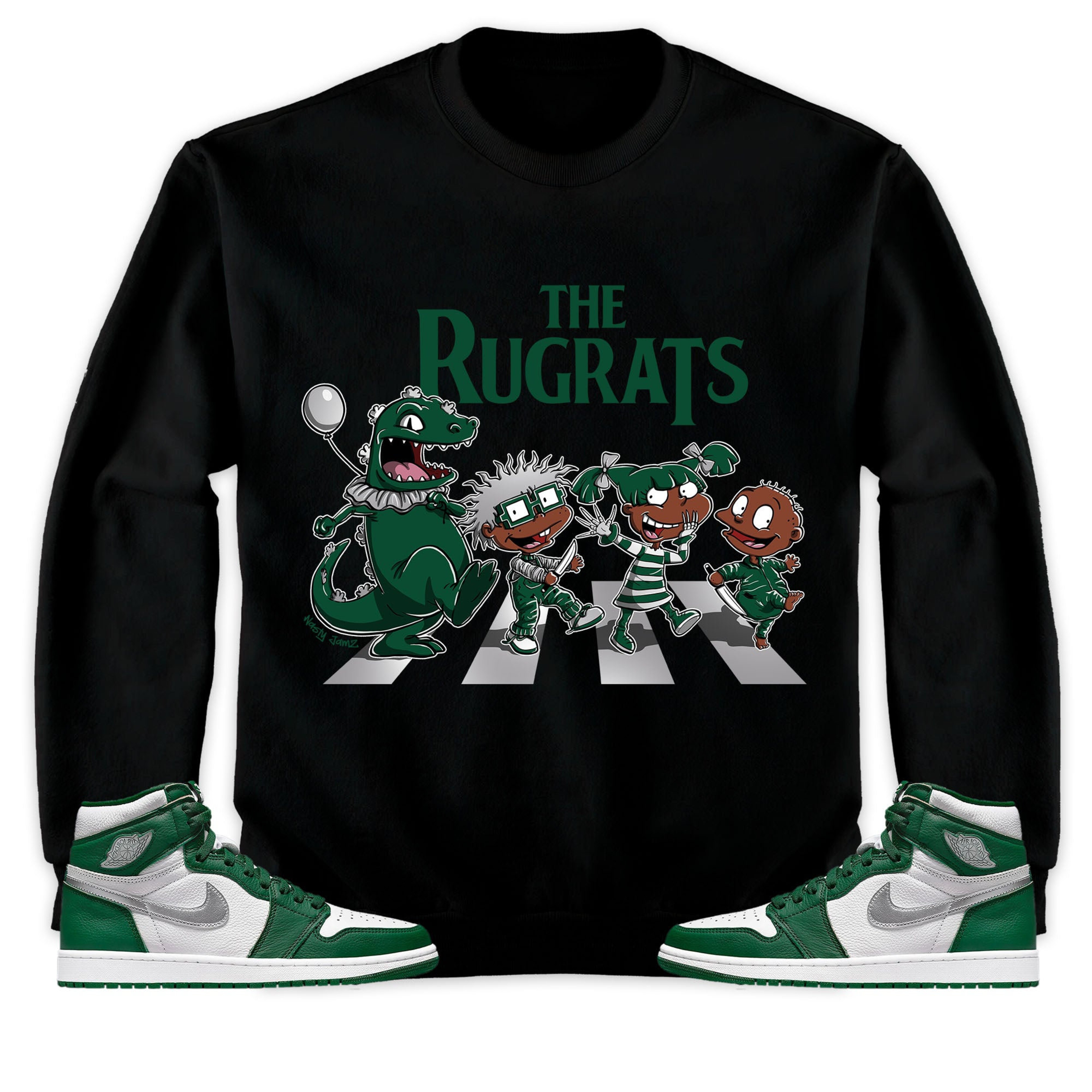 Jordan 1 High OG Gorge Green Unisex Sweatshirt, Hoodie The, Shirt To Match Sneaker