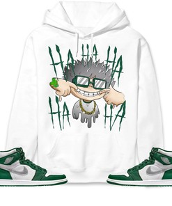 Jordan 1 High OG Gorge Green Unisex Sweatshirt, Hoodie We Are All Clown, Shirt To Match Sneaker