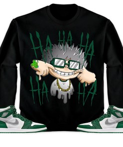 Jordan 1 High OG Gorge Green Unisex Sweatshirt, Hoodie We Are All Clown, Shirt To Match Sneaker