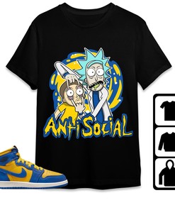 Jordan 1 High OG Laney Unisex Shirt Rick Anti Social, Shirt To Match Sneaker