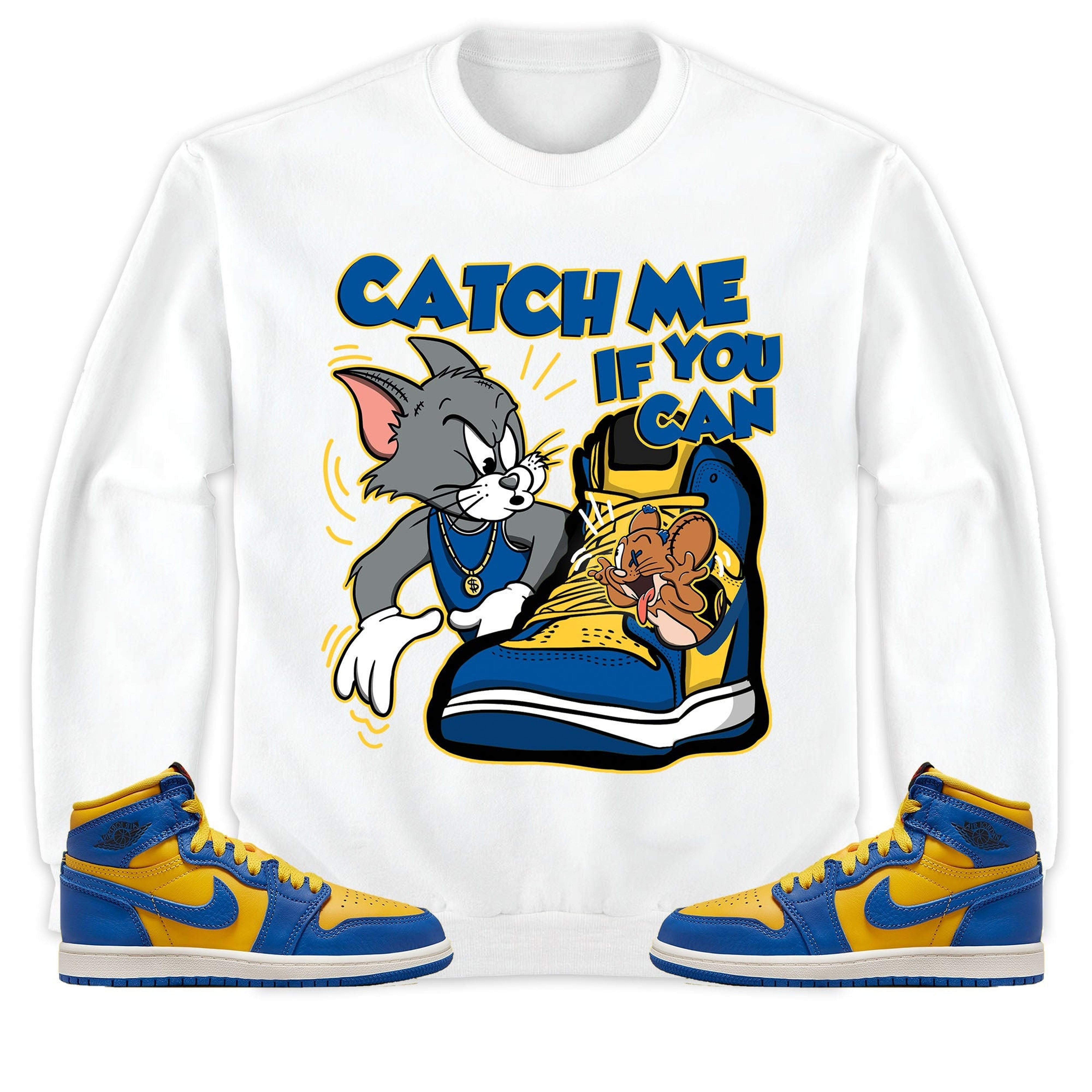 Jordan 1 High OG Laney Unisex Sweatshirt, Hoodie, Catch Me If You Can, Shirt To Match Sneaker