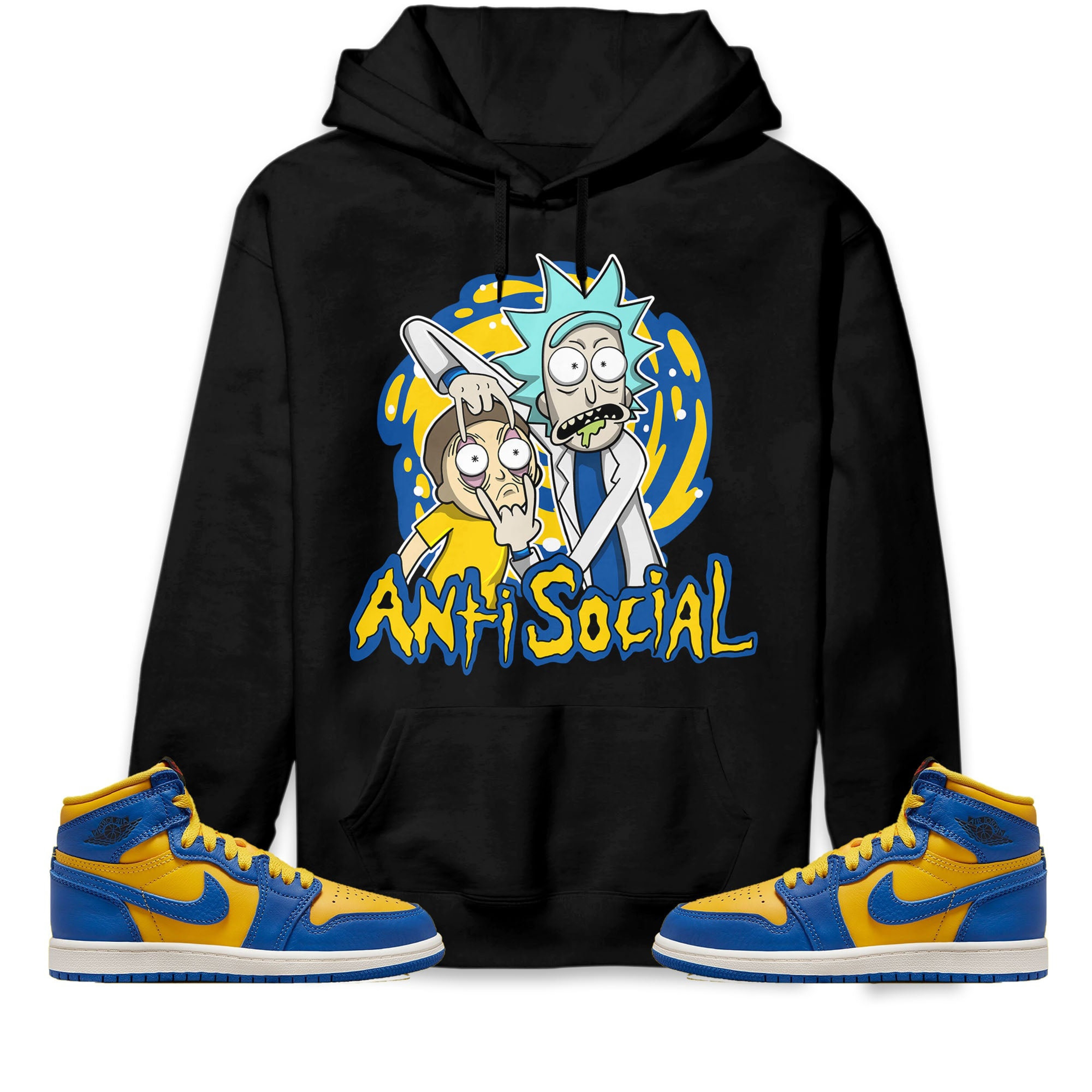 Jordan 1 High OG Laney Unisex Sweatshirt, Hoodie Rick Anti Social, Shirt To Match Sneaker