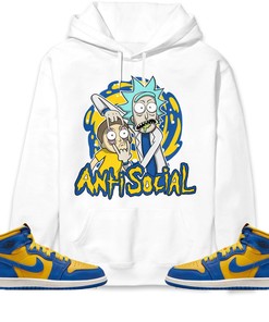 Jordan 1 High OG Laney Unisex Sweatshirt, Hoodie Rick Anti Social, Shirt To Match Sneaker