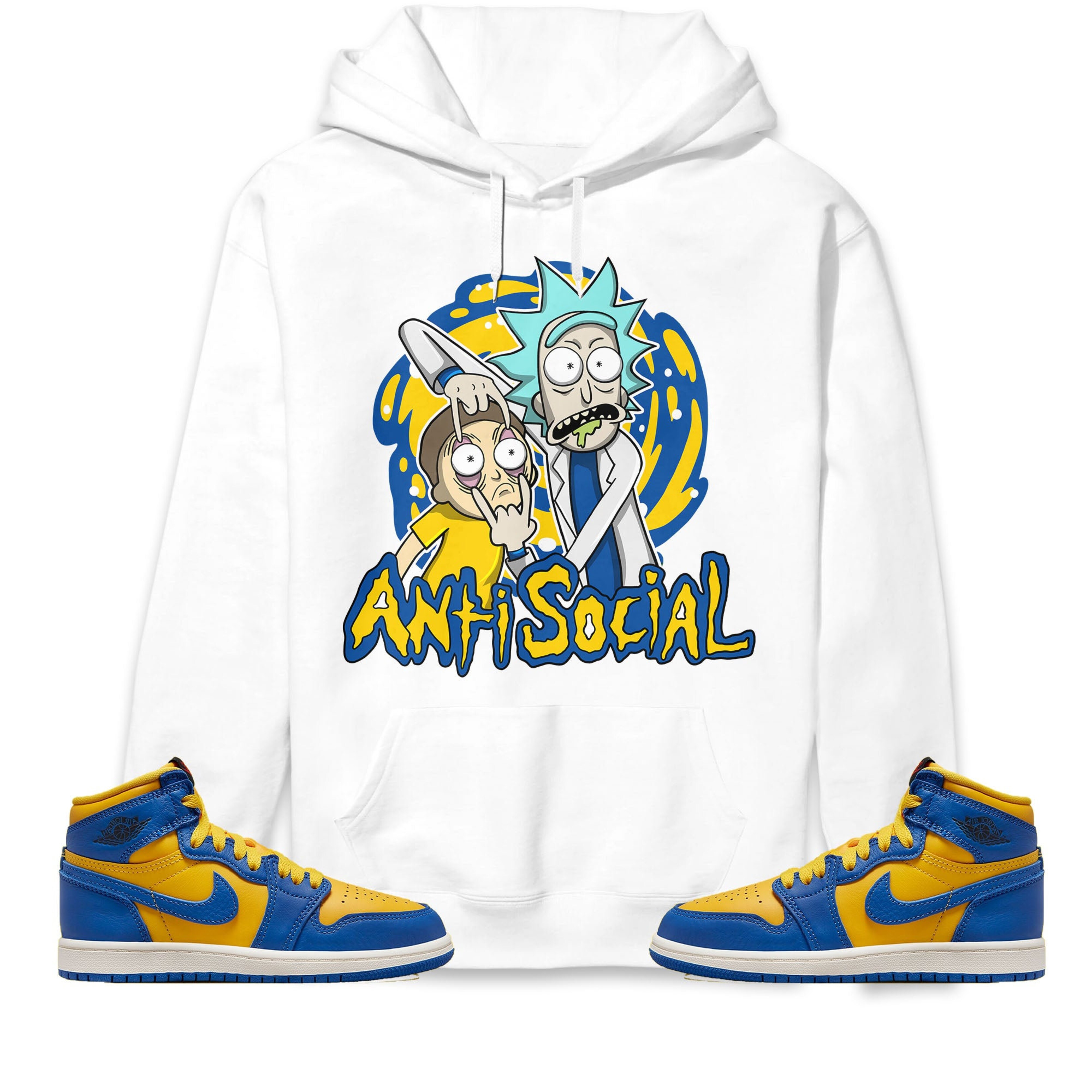 Jordan 1 High OG Laney Unisex Sweatshirt, Hoodie Rick Anti Social, Shirt To Match Sneaker