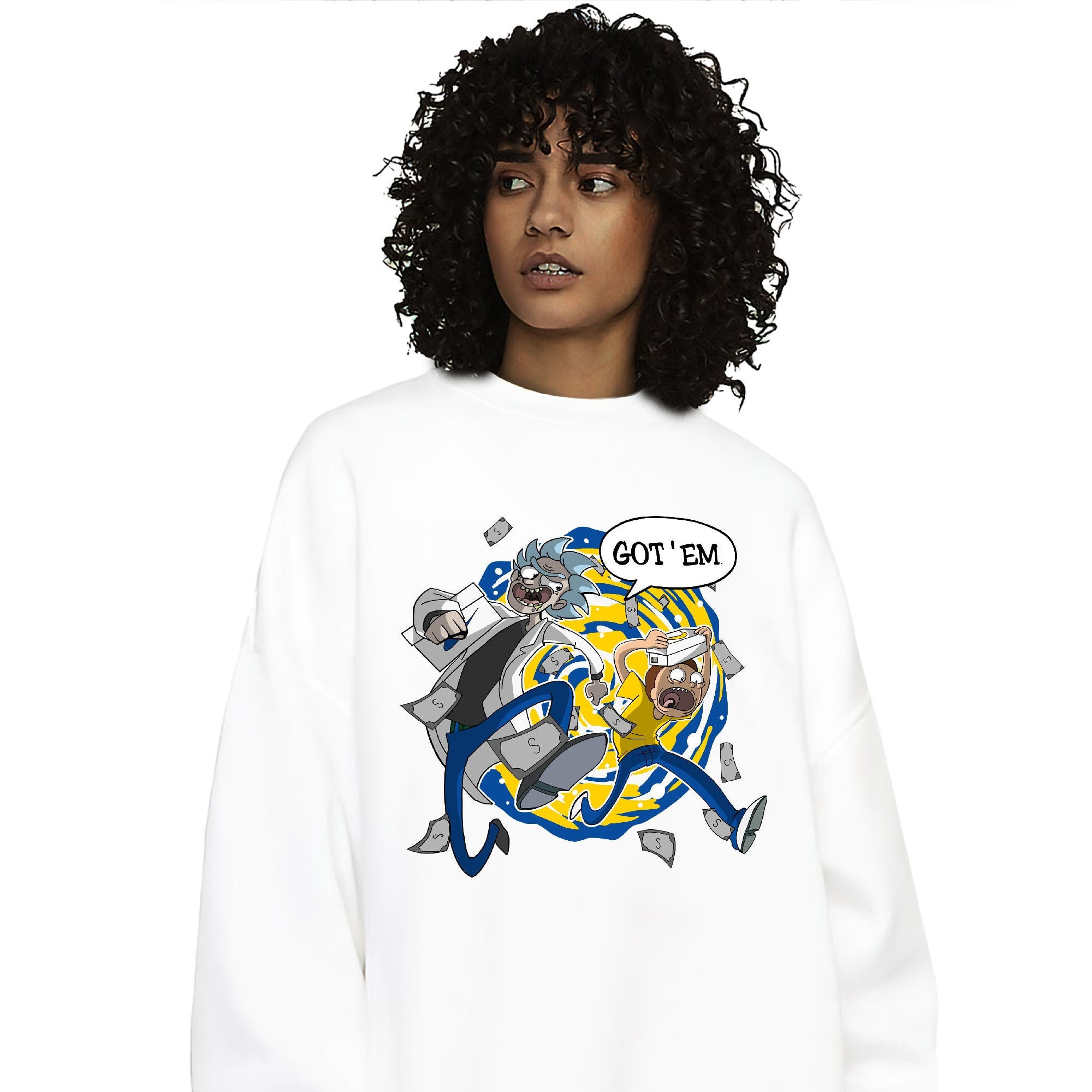 Jordan 1 High OG Laney Unisex Sweatshirt, Hoodie Rick Got Em, Shirt To Match Sneaker