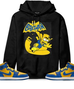 Jordan 1 High OG Laney Unisex Sweatshirt, Hoodie Shirts Bartman Simpson, Shirt To Match Sneaker