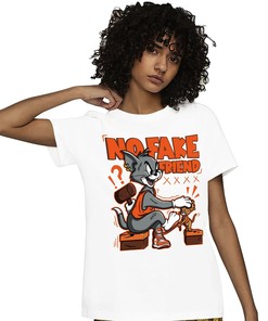 Jordan 1 High OG Starfish Unisex Shirt Fake Friend Cat And Mouse, Shirt To Match Sneaker
