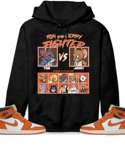 Jordan 1 High OG Starfish Unisex Sweatshirt, Hoodie, Cat And Mouse Fighter, Shirt To Match Sneaker
