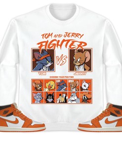 Jordan 1 High OG Starfish Unisex T-Shirt, Sweatshirt, Hoodie, Cat And Mouse Fighter, Shirt To Match Sneaker