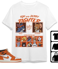 Jordan 1 High OG Starfish Unisex T-Shirt, Sweatshirt, Hoodie, Cat And Mouse Fighter, Shirt To Match Sneaker