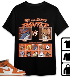 Jordan 1 High OG Starfish Unisex T-Shirt, Sweatshirt, Hoodie, Cat And Mouse Fighter, Shirt To Match Sneaker
