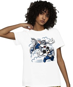 Jordan 1 High OG True Blue Unisex Shirt Cat And Mouse Chasing, Shirt To Match Sneaker