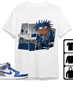 Jordan 1 High OG True Blue Unisex Shirt GTA, Shirt To Match Sneaker