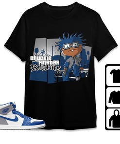 Jordan 1 High OG True Blue Unisex Shirt GTA, Shirt To Match Sneaker