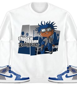 Jordan 1 High OG True Blue Unisex Shirt GTA, Shirt To Match Sneaker