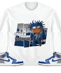 Jordan 1 High OG True Blue Unisex Sweatshirt, Hoodie GTA, Shirt To Match Sneaker