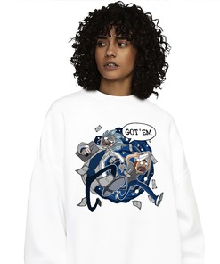 Jordan 1 High OG True Blue Unisex Sweatshirt, Hoodie Rick Got Em, Shirt To Match Sneaker