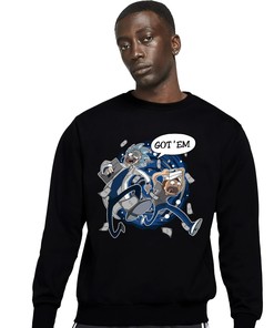 Jordan 1 High OG True Blue Unisex Sweatshirt, Hoodie Rick Got Em, Shirt To Match Sneaker