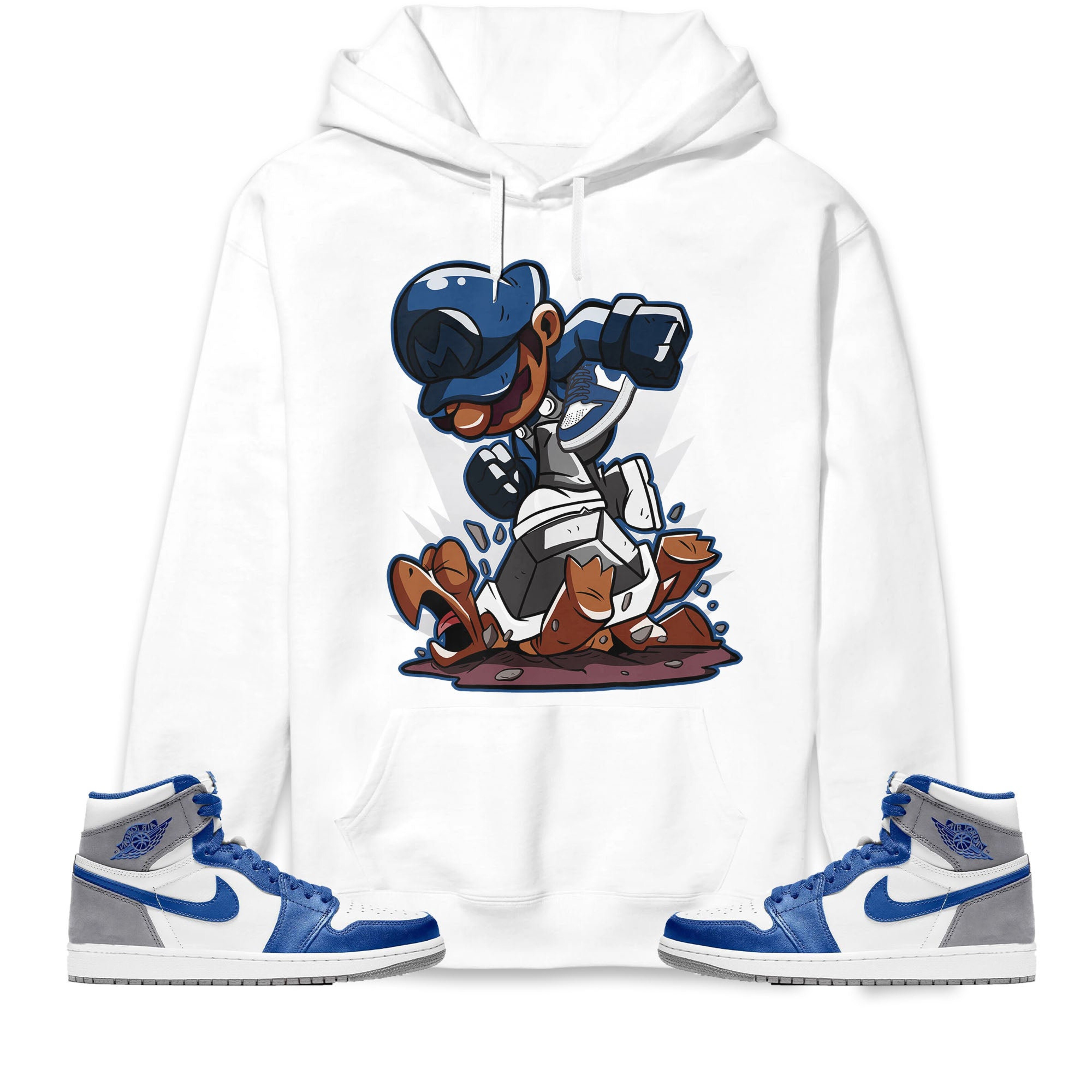 Jordan 1 High OG True Blue Unisex Sweatshirt, Hoodie Super MRO Got Em, Shirt To Match Sneaker