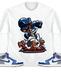 Jordan 1 High OG True Blue Unisex Sweatshirt, Hoodie Super MRO Got Em, Shirt To Match Sneaker