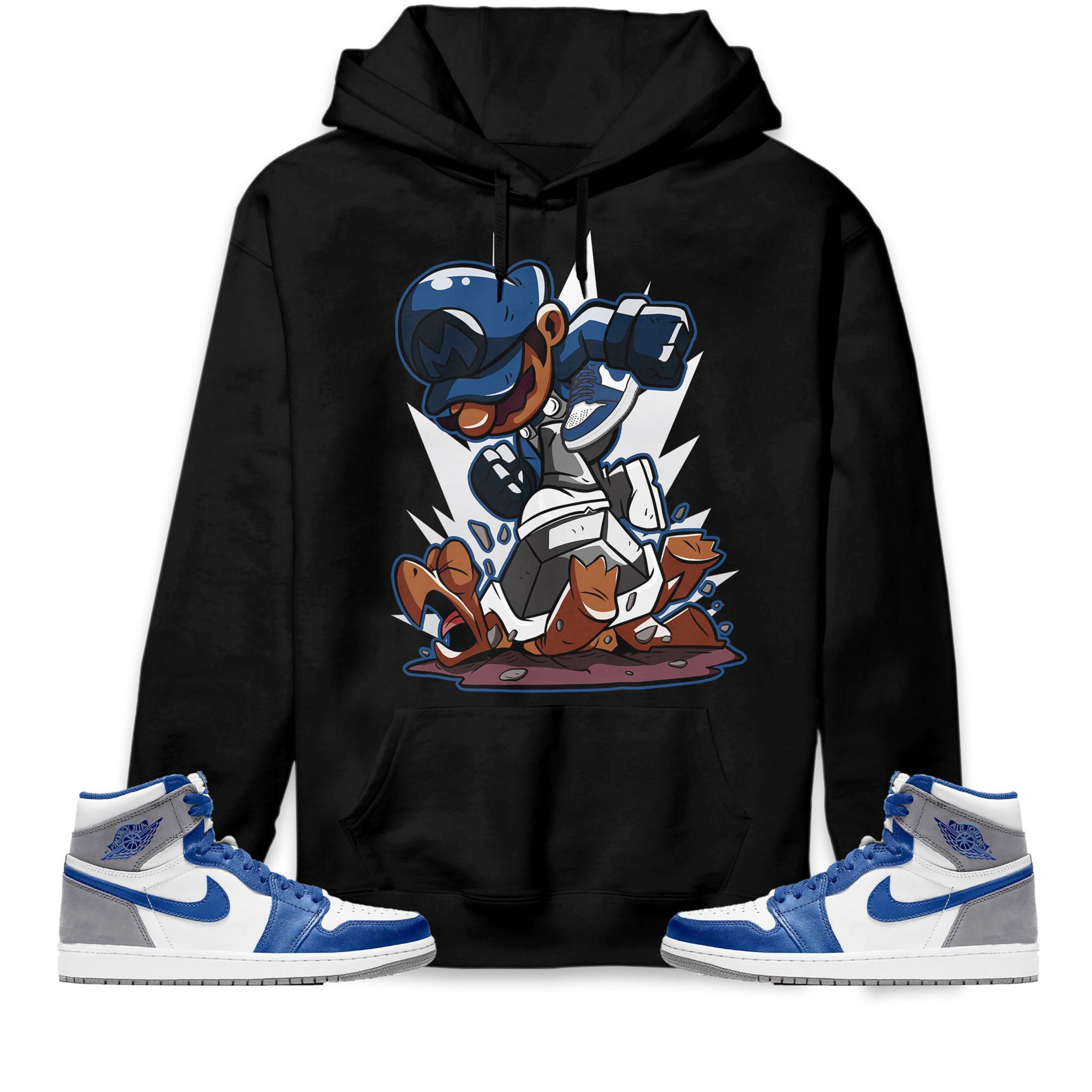 Jordan 1 High OG True Blue Unisex Sweatshirt, Hoodie Super MRO Got Em, Shirt To Match Sneaker
